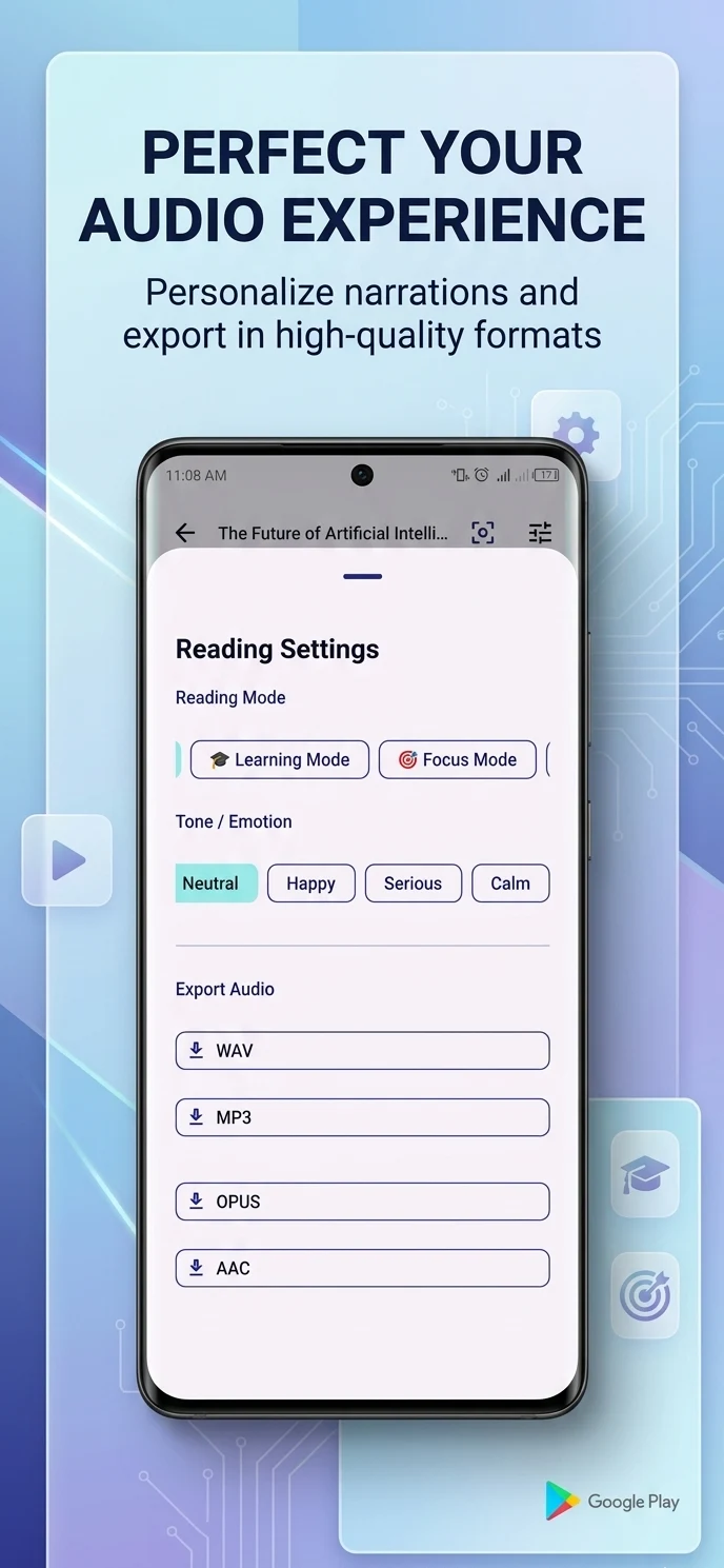 Narrivo - AI Text to Speech screenshot